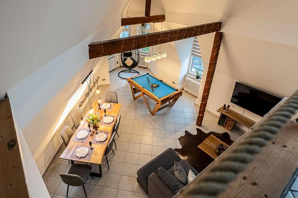 Loft Mit Billard-Tisch Und Ps4 Daire Wuppertal Dış mekan fotoğraf