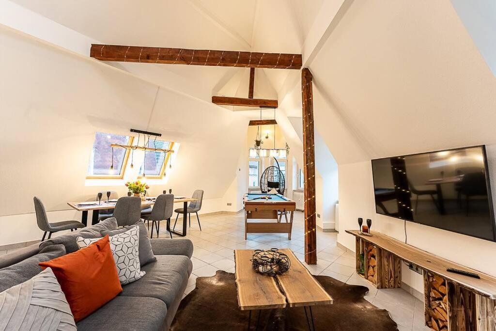 Loft Mit Billard-Tisch Und Ps4 Daire Wuppertal Dış mekan fotoğraf